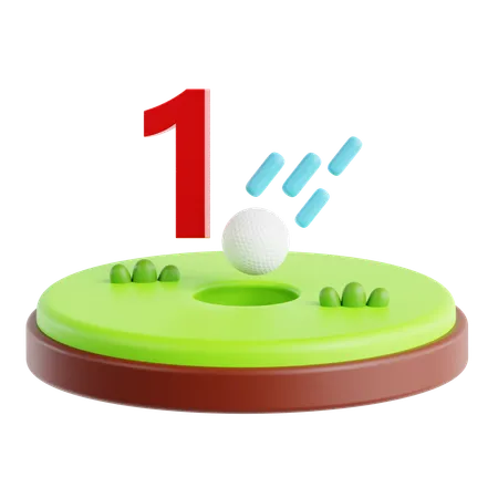 Hole In One  3D Icon