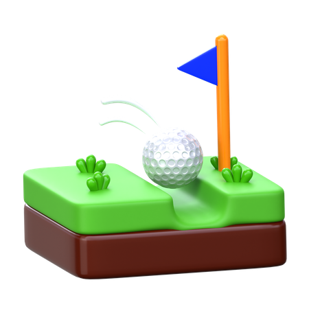 Hole in One  3D Icon