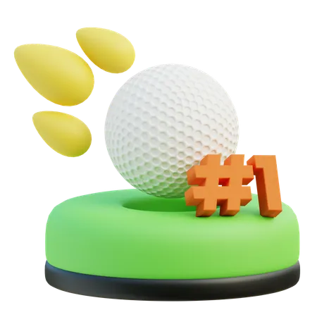 Hole In One  3D Icon