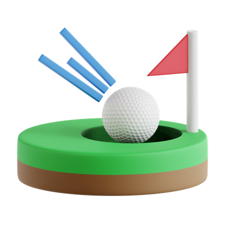 Hole In One  3D Icon