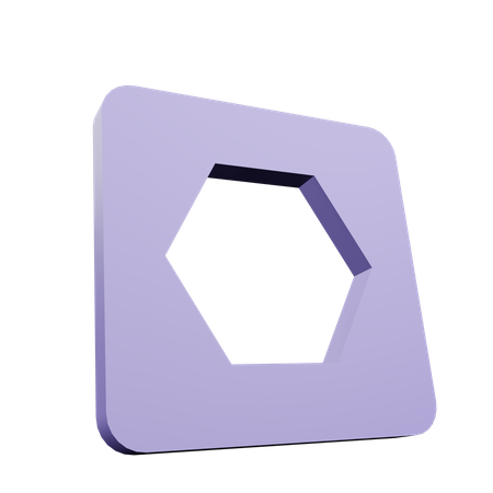 Holed Shape  3D Icon