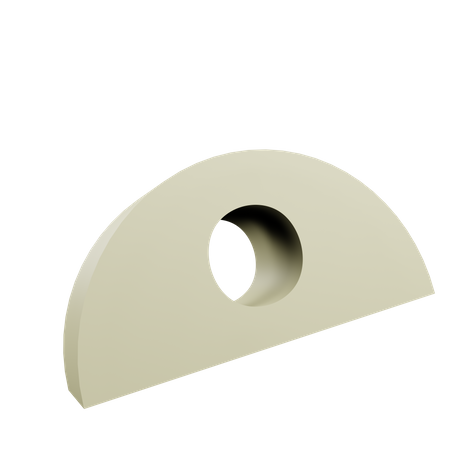 Holed Shape  3D Icon