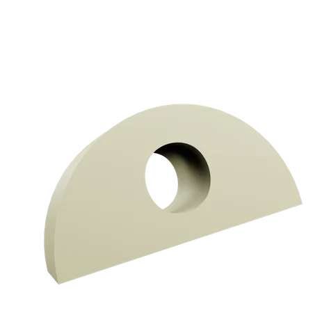 Holed Shape  3D Icon