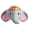 Holi Elephant