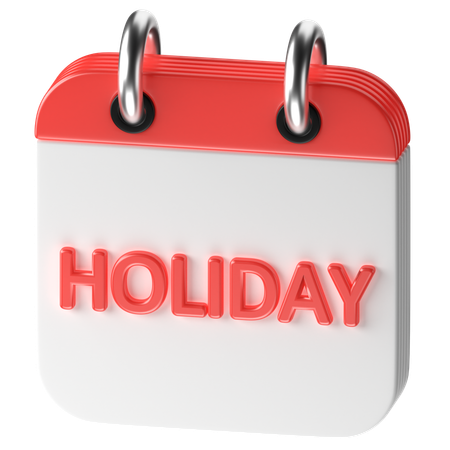 Holiday  3D Icon