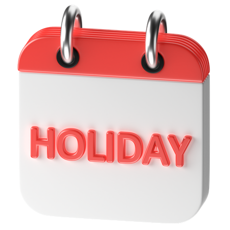 Holiday  3D Icon