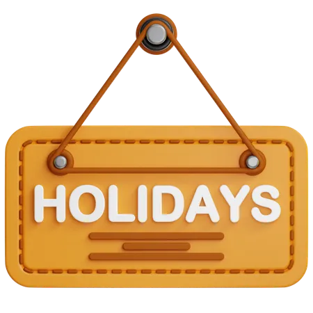 Holiday Board  3D Icon