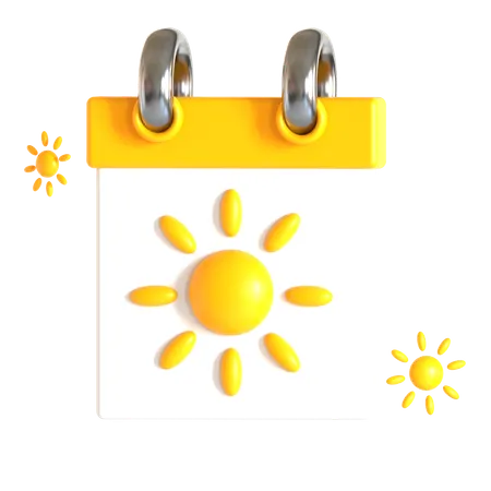 Holiday Calendar  3D Icon