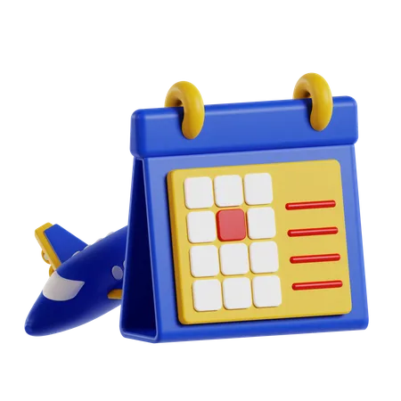 Holiday Calendar  3D Icon