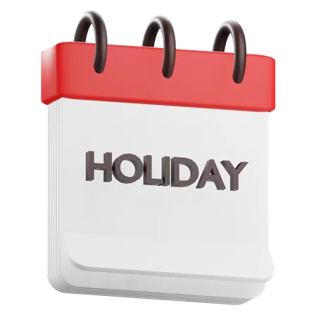 Holiday Date  3D Icon