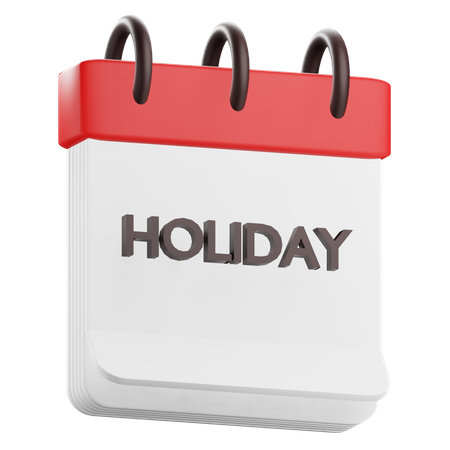 Holiday Date  3D Icon