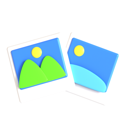 Holiday Photo  3D Icon