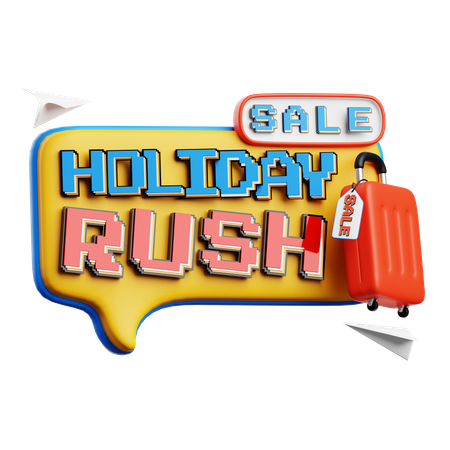 Holiday Rush  3D Icon