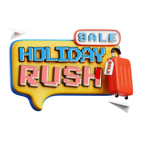 Holiday Rush  3D Icon