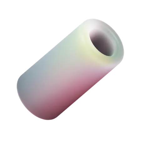 Hollow Cylinder Shape  3D Icon