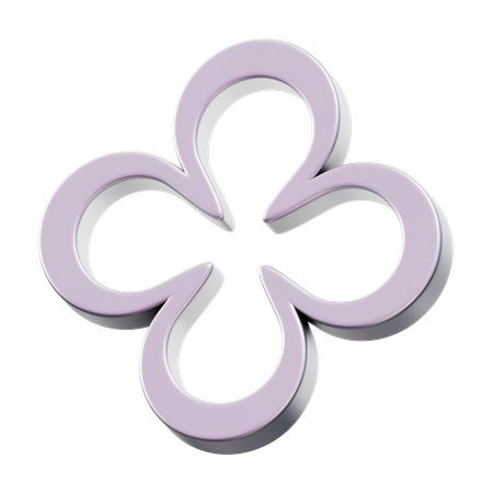 Hollow Flower  3D Icon