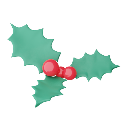 Holly  3D Icon