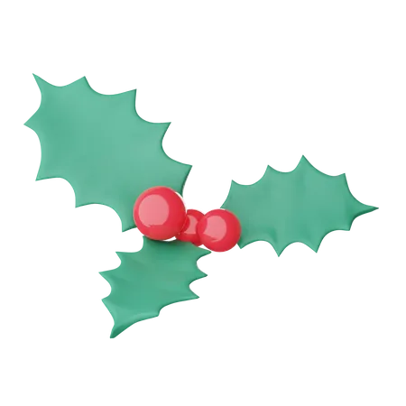 Holly  3D Icon