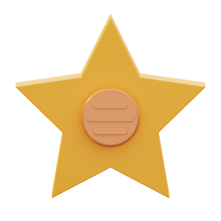 Hollywood Star  3D Icon