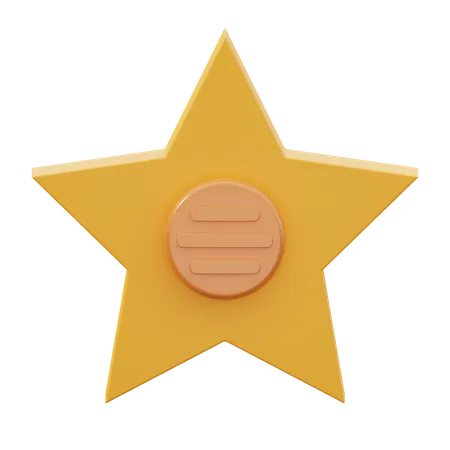 Hollywood Star  3D Icon