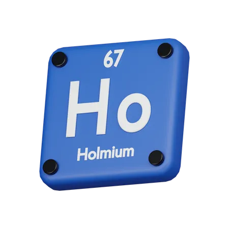 Holmium Element 3 D Icon 3D Icon