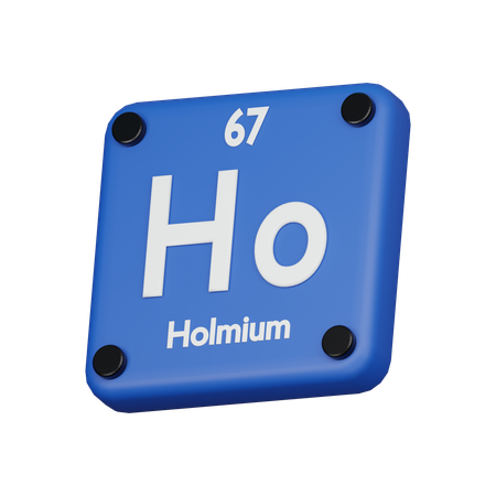 Holmium  3D Icon