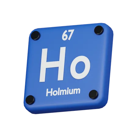 Holmium  3D Icon