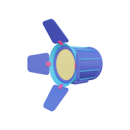Holofote  3D Icon