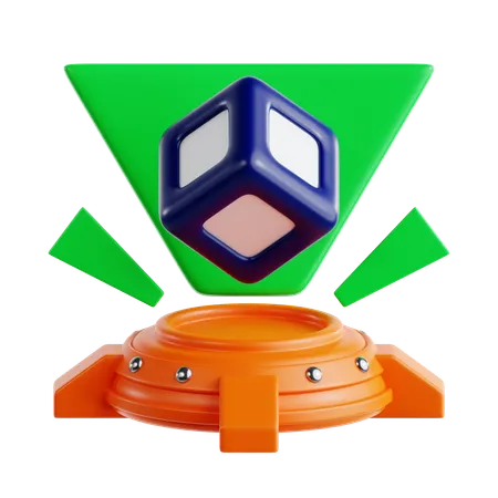 Holografisch  3D Icon