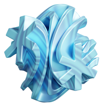 Holografische Formen  3D Icon