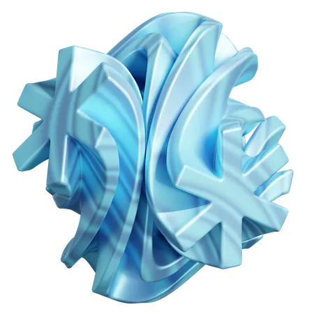 Holografische Formen  3D Icon