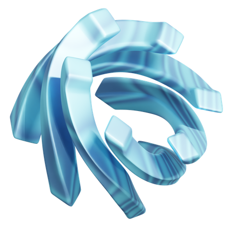 Holografische Formen  3D Icon