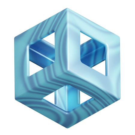 Holografische Formen  3D Icon