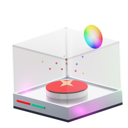 홀로그램  3D Icon