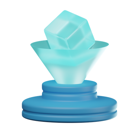 Hologram  3D Icon