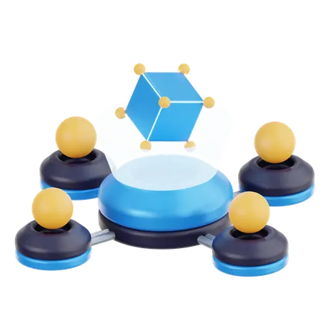 Hologram  3D Icon