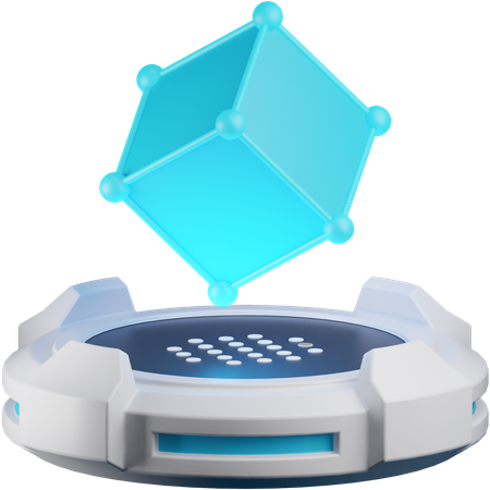 Hologram  3D Icon