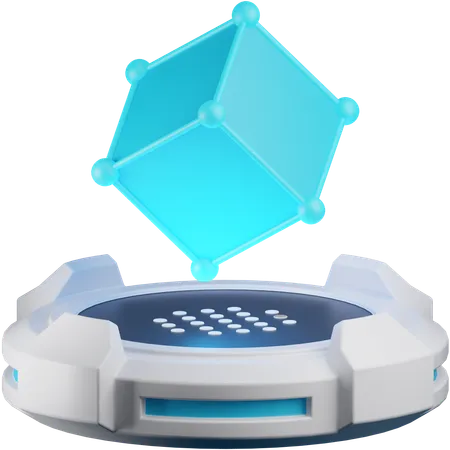 Hologram  3D Icon