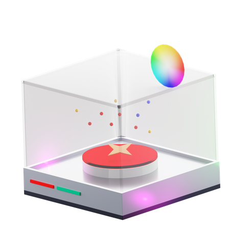 Hologram  3D Icon