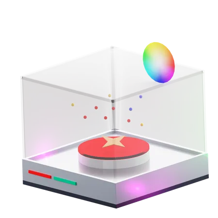 Hologram  3D Icon