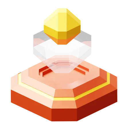 Hologram  3D Icon