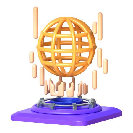 Hologram  3D Icon