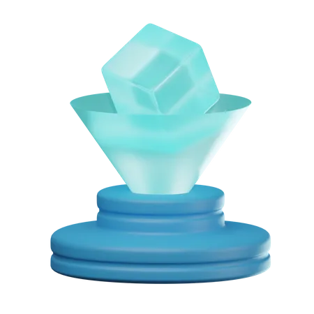 Hologram  3D Icon