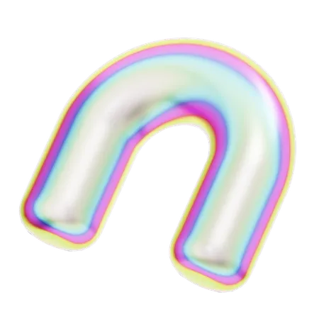 Hologram Geometric Inflate Object  3D Icon