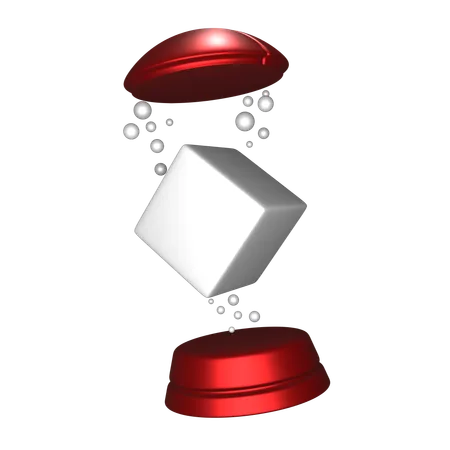 Hologramm-Metaverse  3D Icon