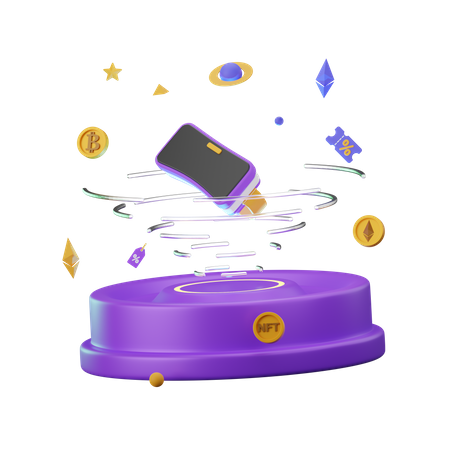 Hologram Product  3D Icon