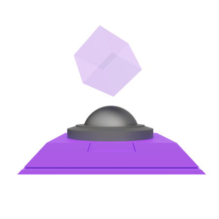 Hologram Projector  3D Icon