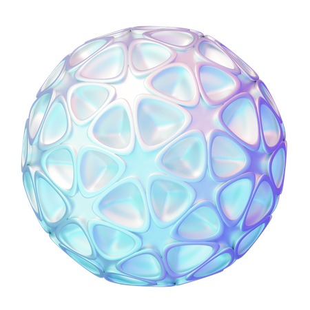 Hologram Shape  3D Icon