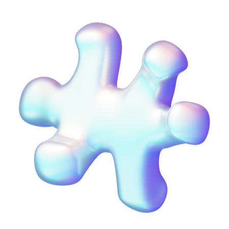 Hologram Shape  3D Icon