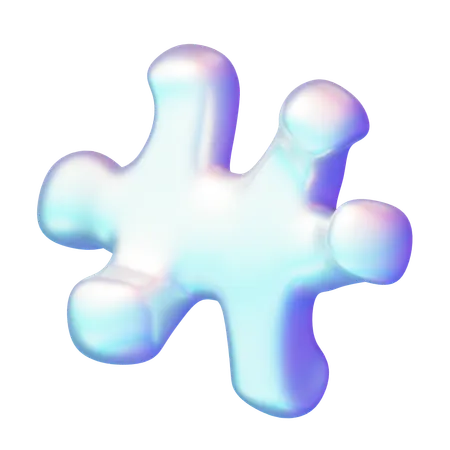 Hologram Shape  3D Icon